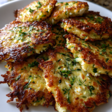 zucchinipuffer: Einfaches Rezept mit köstlichem Kräuterquark