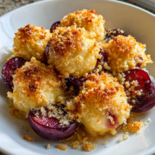 zwetschgenknÃ¶del: zwetschgenknödel: Einfaches Rezept für köstliche Butterbrösel