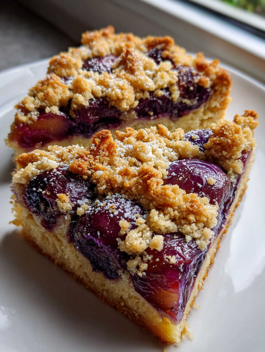 zwetschgenkuchen mit streusel: köstlicher Pflaumengenuss vom Blech