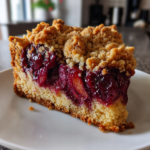 zwetschgenkuchen mit streusel: klassischer Kuchen mit knusprigen Streuseln
