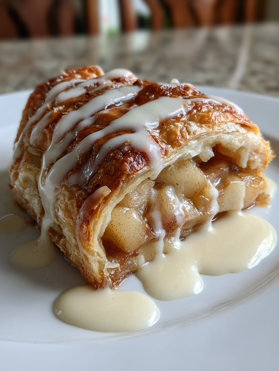 Apfelstrudel mit Vanillesauce: Klassisches Rezept für Genuss