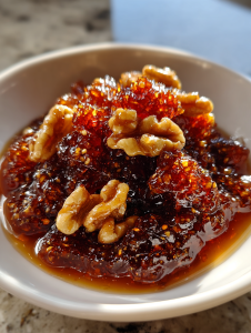 Feigenmarmelade mit Walnüssen: Einfache und leckere Rezeptidee