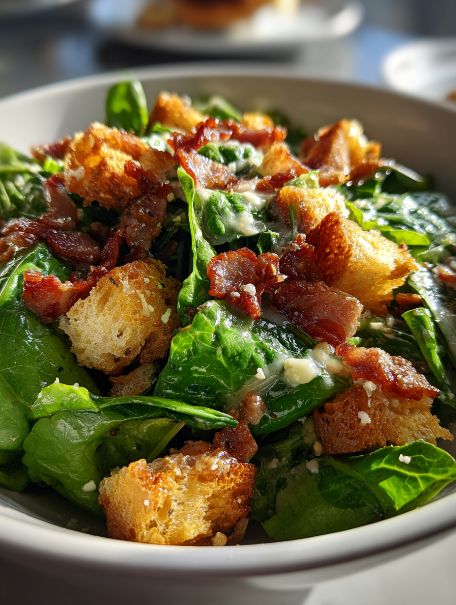 Feldsalat mit Speck und Krüton: Ein einfaches und köstliches Rezept