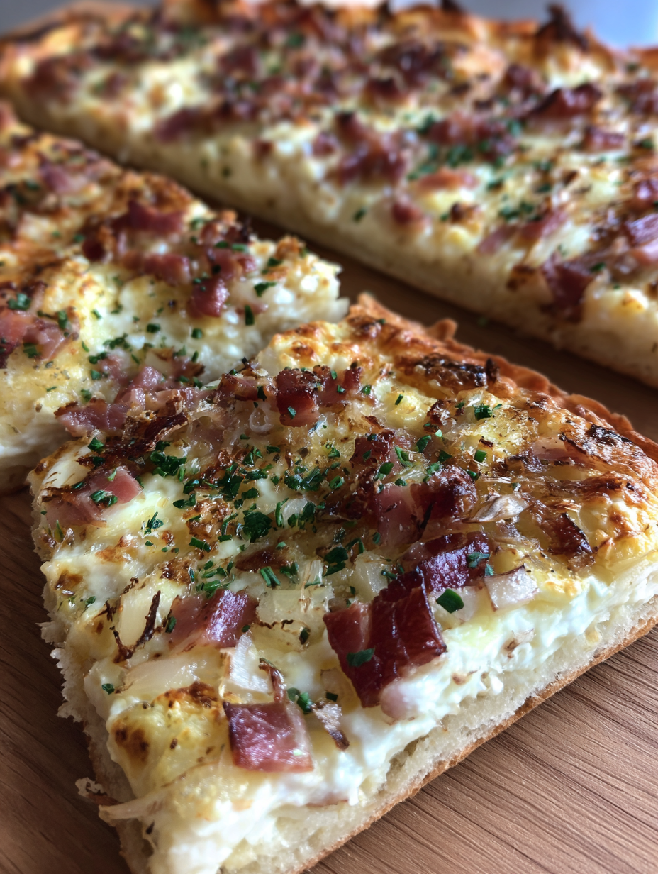 Flammkuchen Elsässer Art: Einfaches Rezept für den perfekten Genuss