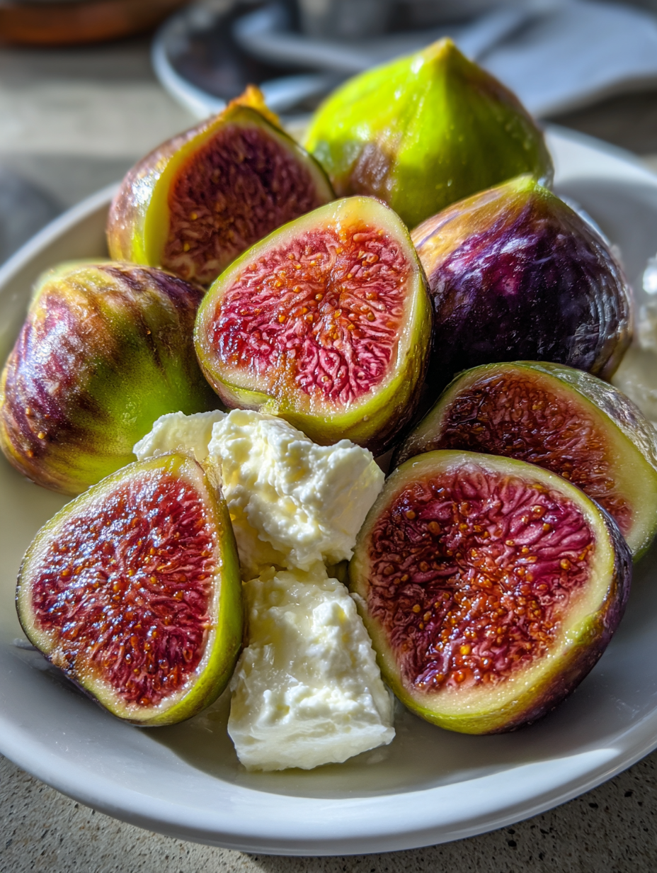 Frische Feigen mit Ziegenkäse: Ein einfaches und köstliches Rezept