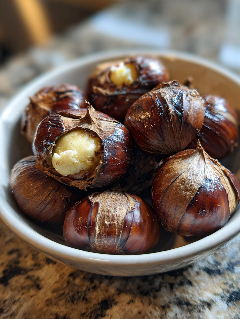 Geröstete Maronen aus dem Ofen: Ein einfaches und köstliches Rezept