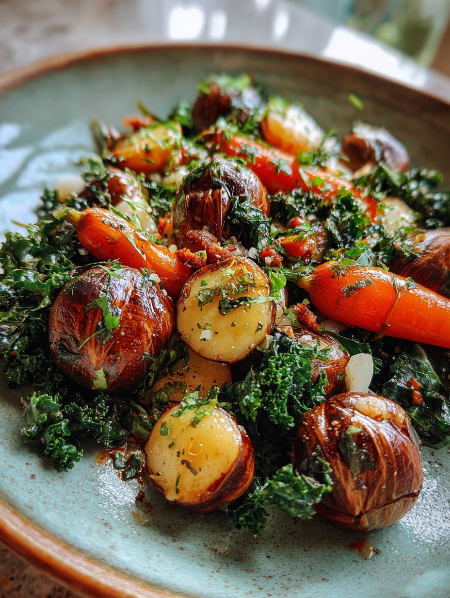 Herbstgemüse aus dem Ofen: Einfaches Rezept für köstliche Aromen