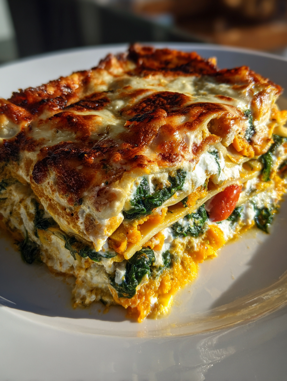 Kürbis Lasagne vegetarisch: Einfaches Rezept für den Herbst