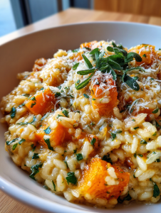 Kürbis Risotto mit Salbei: Einfaches Rezept für den Herbstgenuss