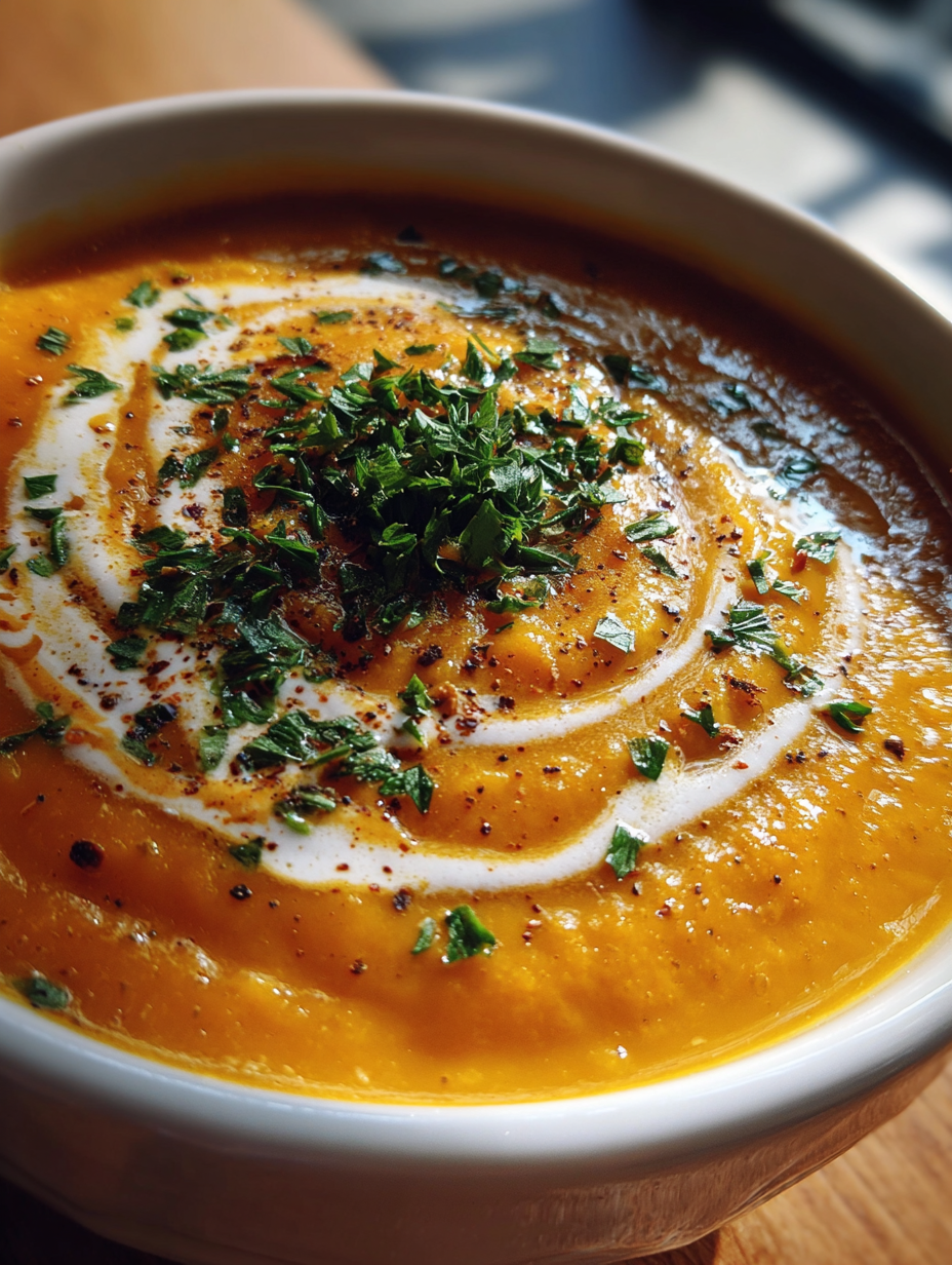 Kürbissuppe cremig mit Kokosmilch: Einfach und köstlich genießen