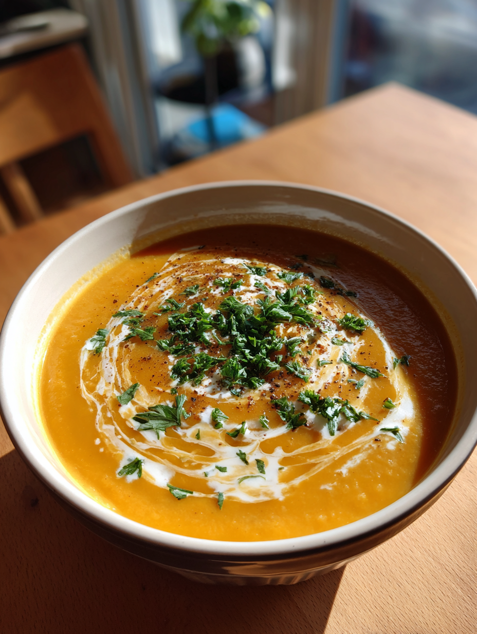 Kürbissuppe mit Ingwer und Orange: Ein einfaches, köstliches Rezept
