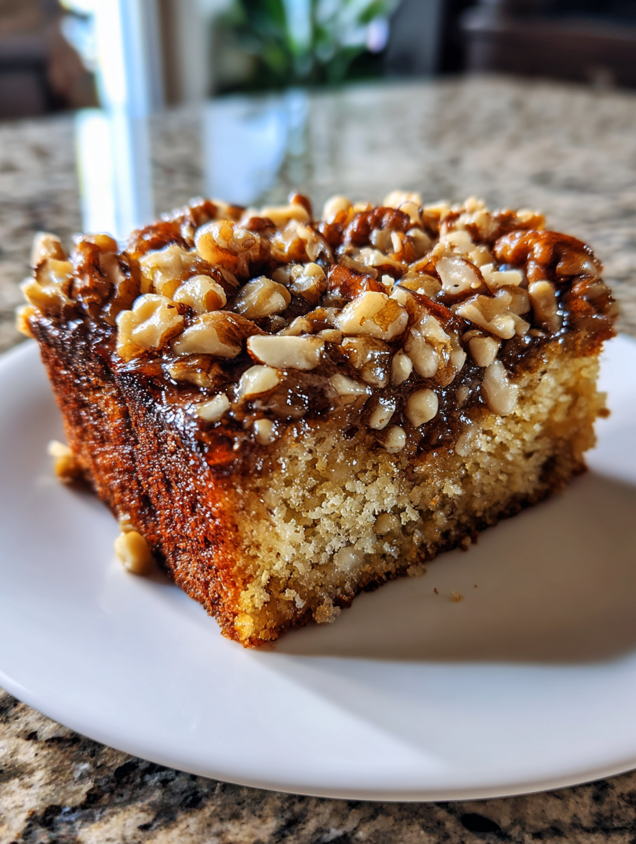 Walnusskuchen vom Blech: Einfacher Genuss für jeden Anlass