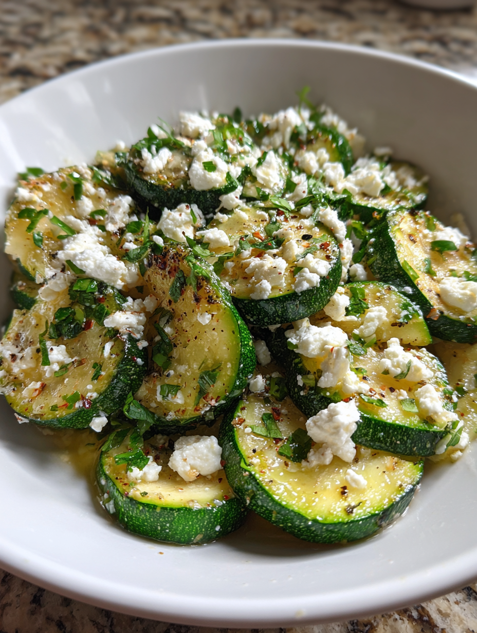 Zucchini Pfanne mit Feta: Ein einfaches und köstliches Gericht
