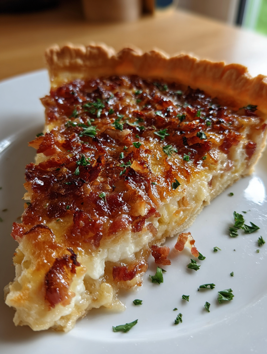 Zwiebelkuchen mit Speck: Ein klassisches Rezept mit Käse