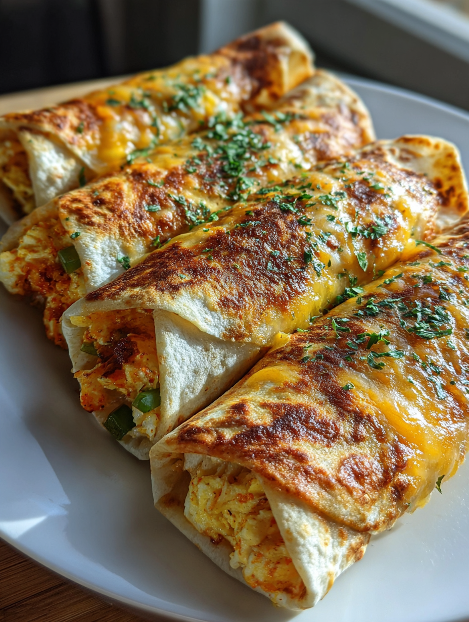 Airfryer Frühstücks-Burritos: Einfaches und köstliches Frühstücksrezept