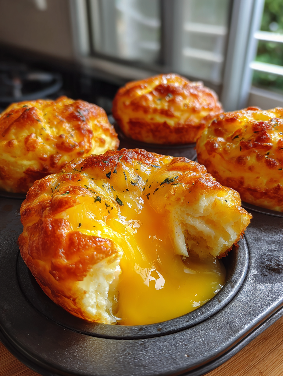 Airfryer Frühstücksmuffins mit Ei und Käse: Einfach und lecker!