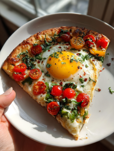 Airfryer Frühstückspizza mit Ei: Ein einfaches und leckeres Rezept