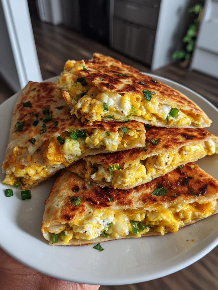 Airfryer Frühstücks-Quesadillas: Einfach und köstlich für den Morgen