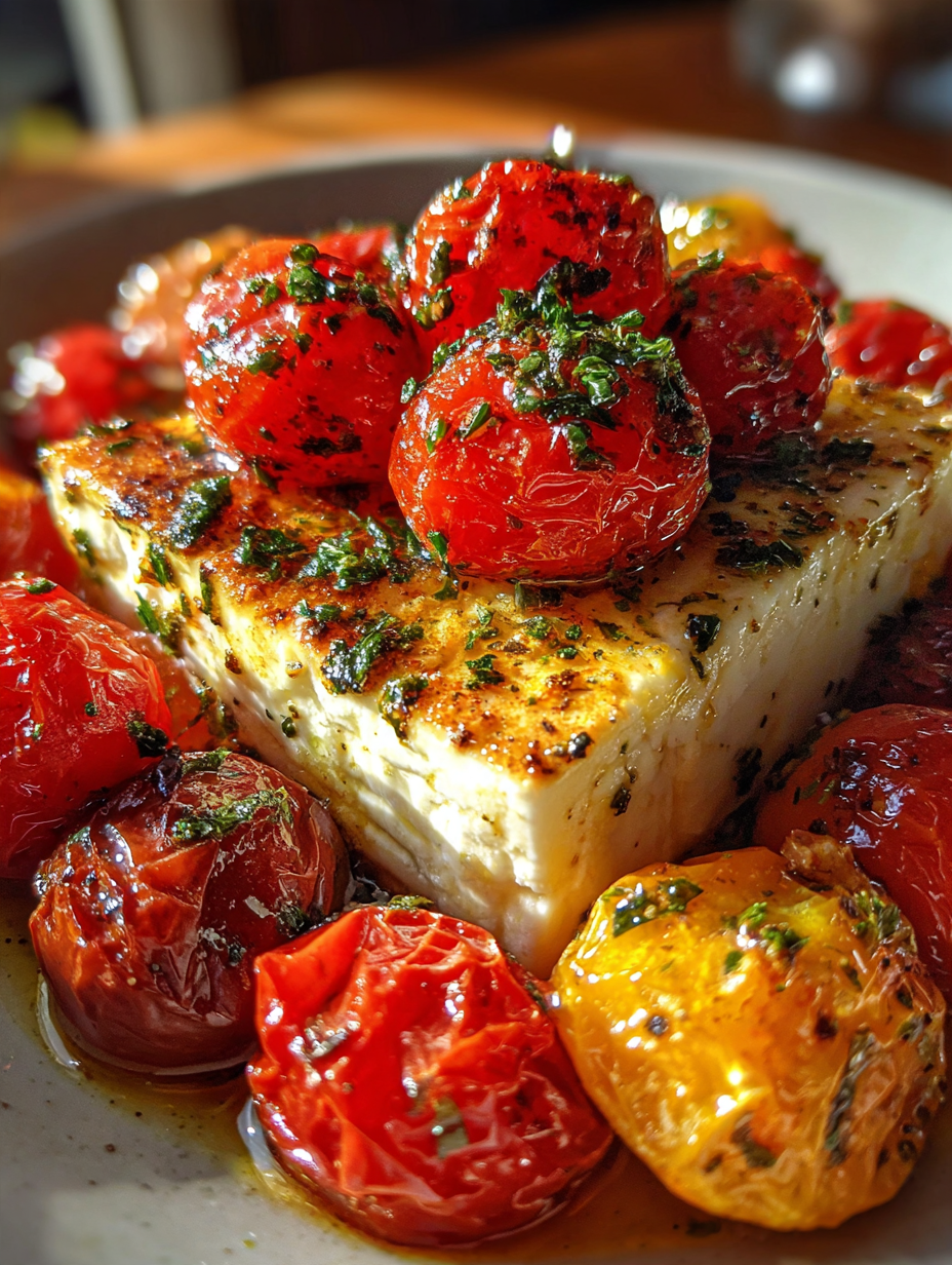 Gebackener Feta mit Tomaten aus dem Airfryer: Ein einfaches Rezept