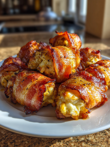 Hähnchen-Bacon-Röllchen aus dem Airfryer: Einfach und lecker zubereitet