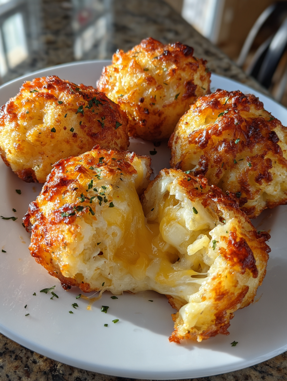 Kartoffel-Käse-Bällchen aus dem Airfryer: Einfach und lecker zubereitet