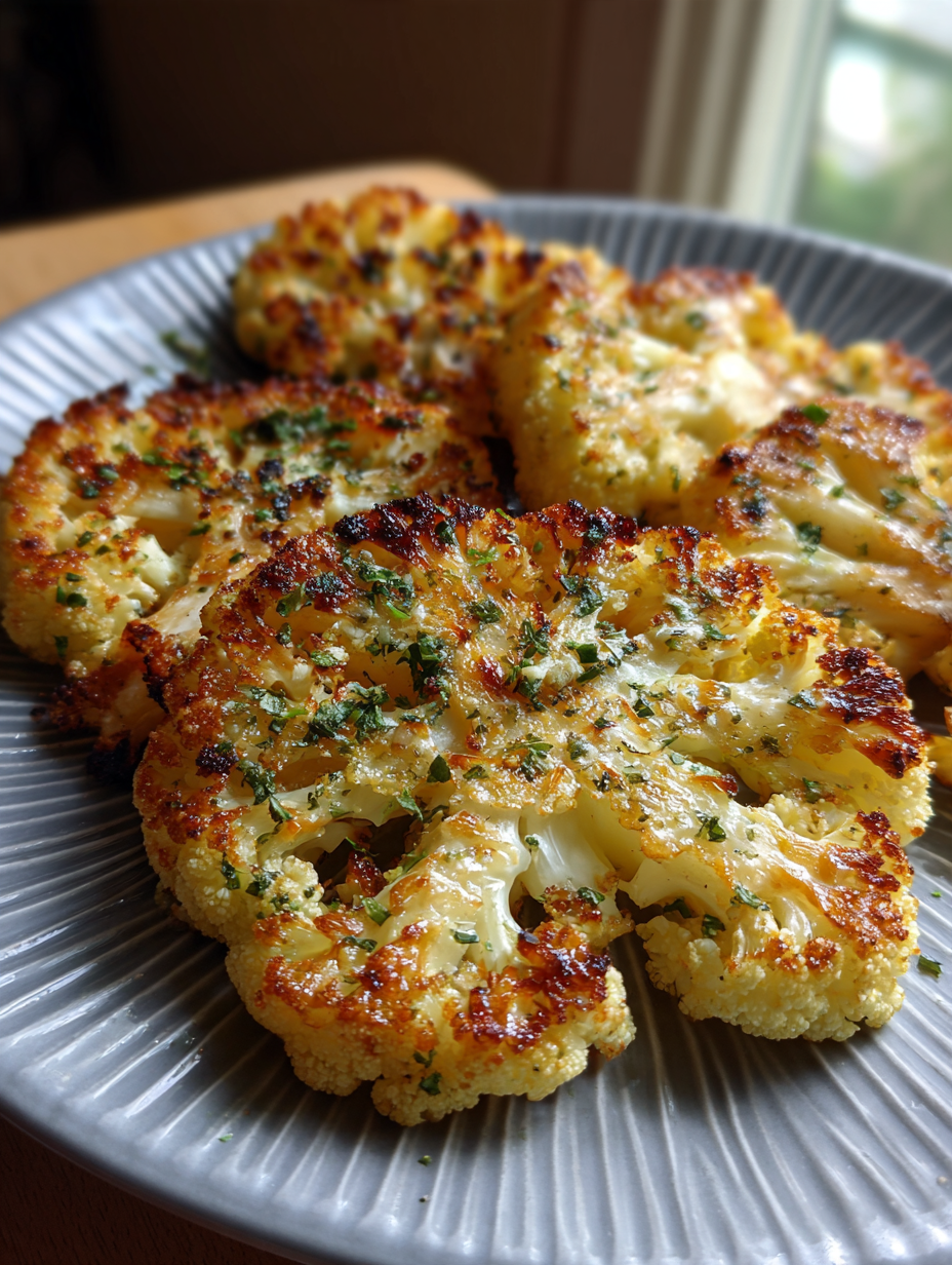 Knusprige Blumenkohl-Steaks aus dem Airfryer: Einfach und lecker