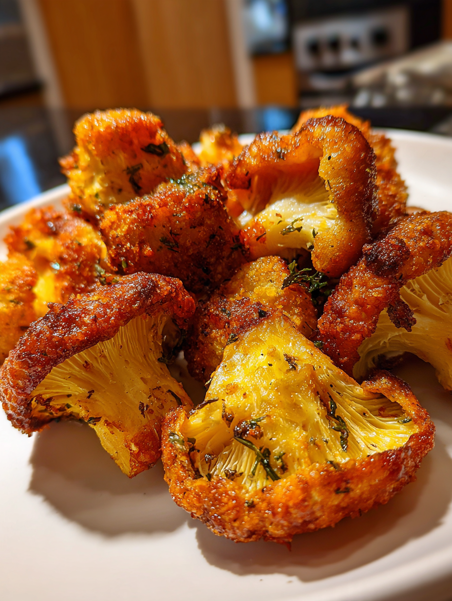 Knusprige Champignons aus der Heißluftfritteuse: Einfach und lecker
