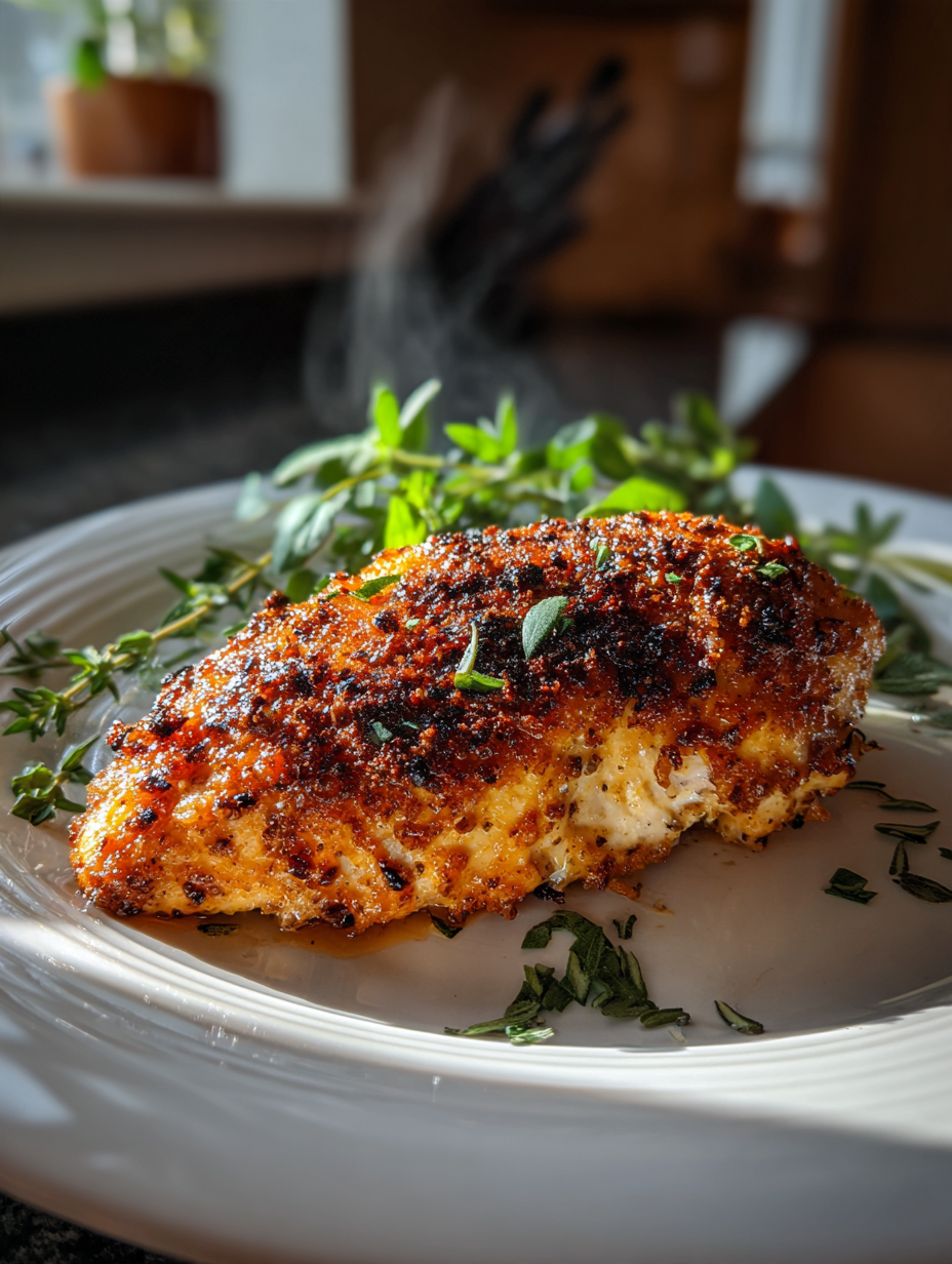 Knusprige Hähnchenbrust aus der Heißluftfritteuse: Einfach und lecker