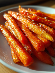 Knusprige Karotten-Pommes aus der Heißluftfritteuse: Einfach und lecker