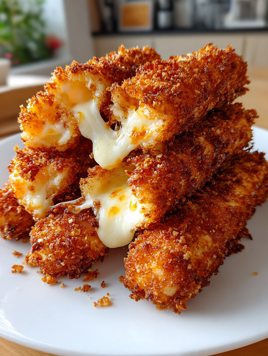 Knusprige Mozzarella Sticks aus dem Airfryer: Ein einfaches Rezept