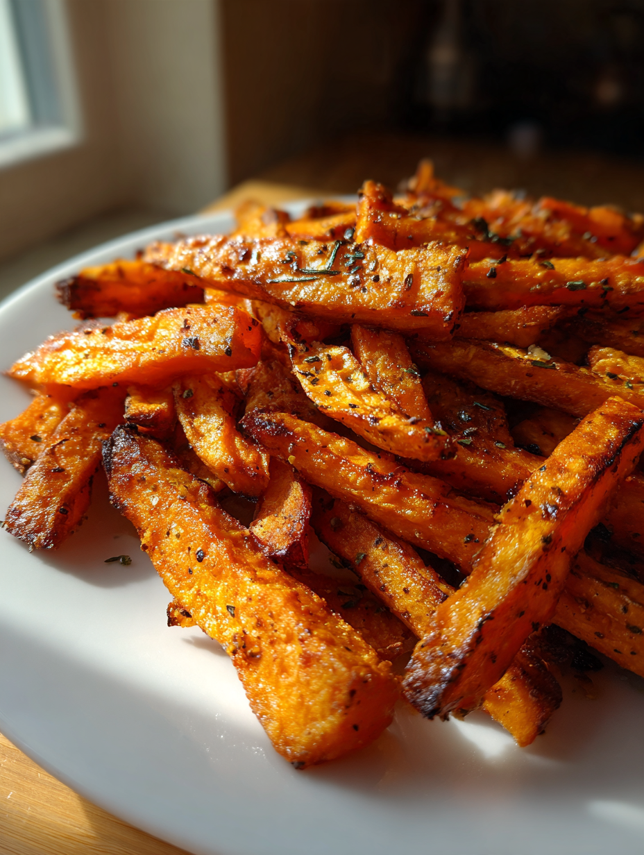 Knusprige Süßkartoffel-Pommes aus dem Airfryer: Einfach und lecker